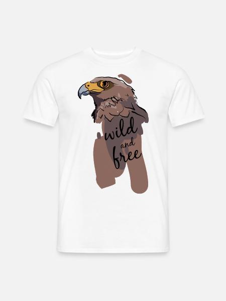 Bussar – wild and free - Men's T-Shirt - white