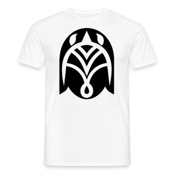 Viking Helmet Warrior - Men's T-Shirt - white - Front - AI Model Male 178 dark (178cm)