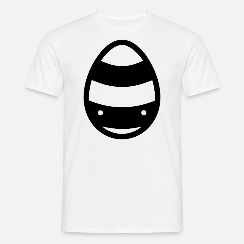 Ei - Männer T-Shirt - Weiß