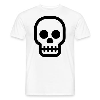 Schädel - Männer T-Shirt - Weiß - Vorne - AI Model Male 178 dark (178cm)