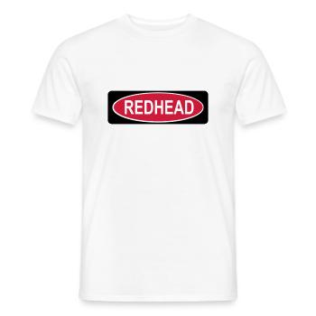 Rothaarig - Männer T-Shirt - Weiß - Vorne - AI Model Male 178 dark (178cm)