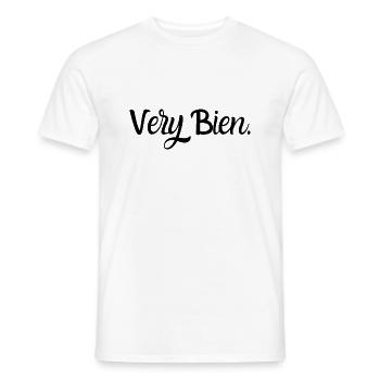 very bien - T-shirt homme - blanc - Devant - AI Model Male 178 dark (178cm)