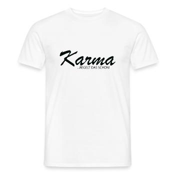 Lustiger Spruch Bild Witzig Humor Geschenkidee - Männer T-Shirt - Weiß - Vorne - AI Model Male 178 dark (178cm)