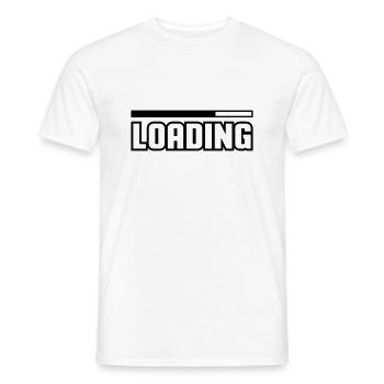 Loading - Men's T-Shirt - white - Front - AI Model Male 178 dark (178cm)