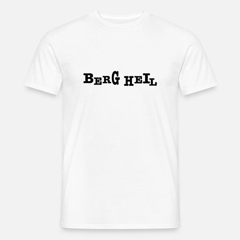 Berg heil - Männer T-Shirt - Weiß