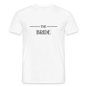 The Bride - Men's T-Shirt - white - Front - AI Model Male 178 dark (178cm)