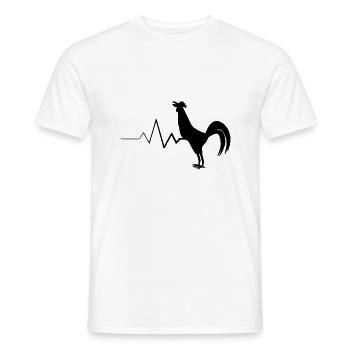 Amateurs de poulet - T-shirt homme - blanc - Devant - AI Model Male 178 dark (178cm)