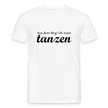 Dancing Dance Music - Männer T-Shirt - Weiß - Vorne - AI Model Male 178 dark (178cm)
