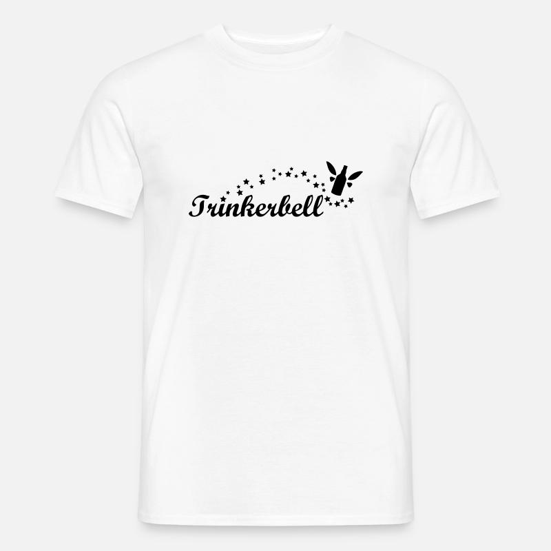 Trinkerbell - Männer T-Shirt - Weiß