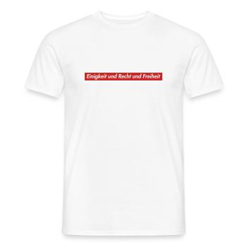 Bayern Fussbal sprüche fun lustig - Männer T-Shirt - Weiß - Vorne - AI Model Male 178 dark (178cm)
