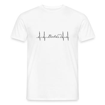 Berlin - Men's T-Shirt - white - Front - AI Model Male 178 dark (178cm)