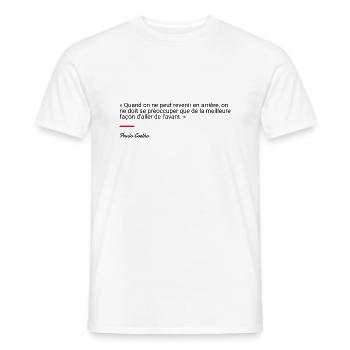 Paulo Coelho - T-shirt homme - blanc - Devant - AI Model Male 178 dark (178cm)
