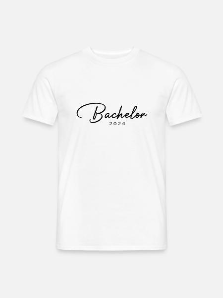 Bachelor 2024 - Männer T-Shirt - Weiß