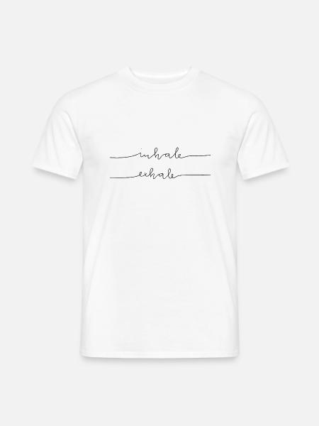 Inhale Exhale - Men's T-Shirt - white