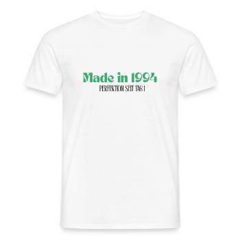 Made in 1994 - Perfection since day 1 - Men's T-Shirt - white - Front - AI Model Male 178 dark (178cm)
