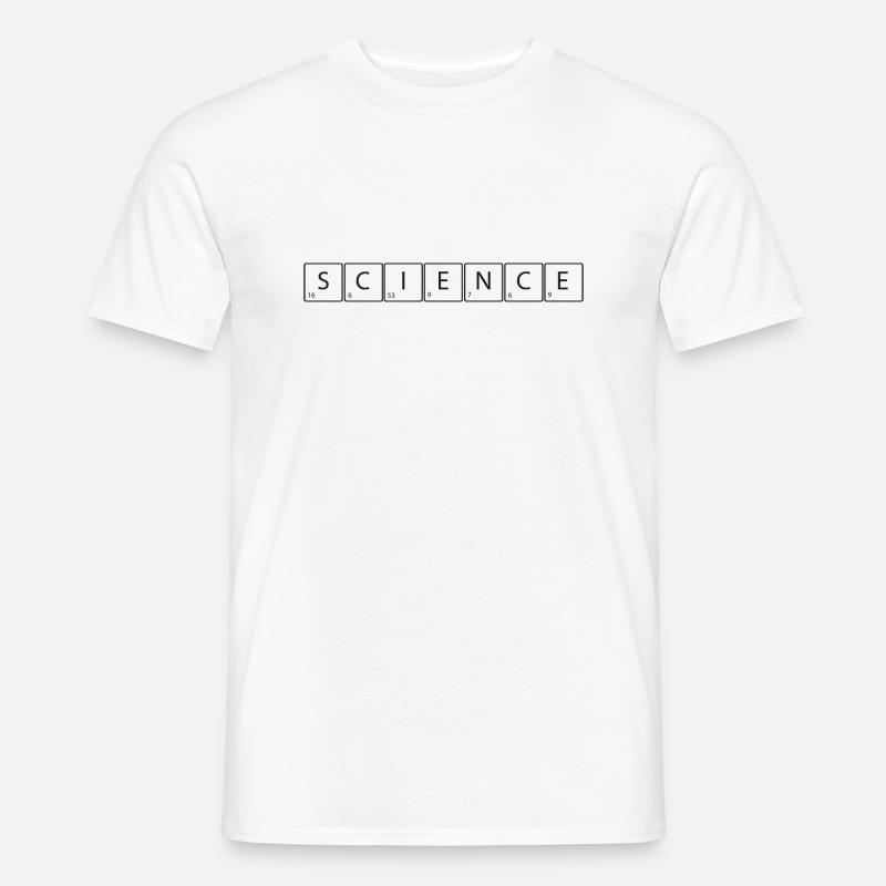 Wissenschaft als Elemente der - Männer T-Shirt - Weiß