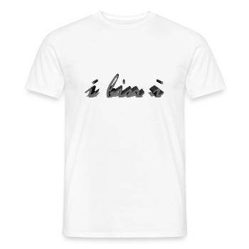 Ich bin - Männer T-Shirt - Weiß - Vorne - AI Model Male 178 dark (178cm)