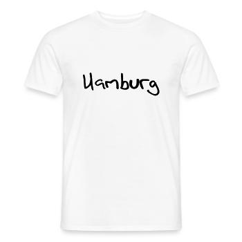 hamburg - Männer T-Shirt - Weiß - Vorne - AI Model Male 178 dark (178cm)