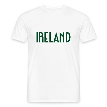 Irlande - T-shirt homme - blanc - Devant - AI Model Male 178 dark (178cm)