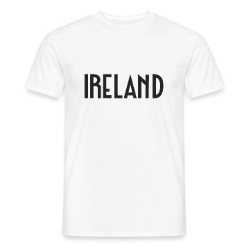 Irlande - T-shirt homme - blanc - Devant - AI Model Male 178 dark (178cm)