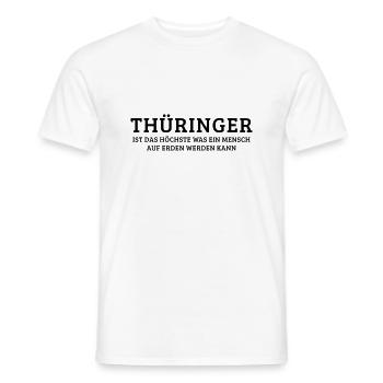 Thüringer – Thüringen (dh - Männer T-Shirt - Weiß - Vorne - AI Model Male 178 dark (178cm)