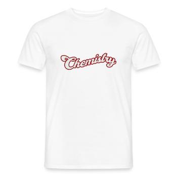 Chemist / Chemistry: Chemistry - Men's T-Shirt - white - Front - AI Model Male 178 dark (178cm)