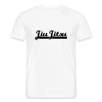 brazilian jiu jitsu logo 01 bjj - T-shirt homme - blanc - Devant - AI Model Male 178 dark (178cm)
