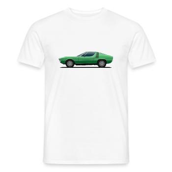 Alfa Montreal Illustration green - Männer T-Shirt - Weiß - Vorne - AI Model Male 178 dark (178cm)