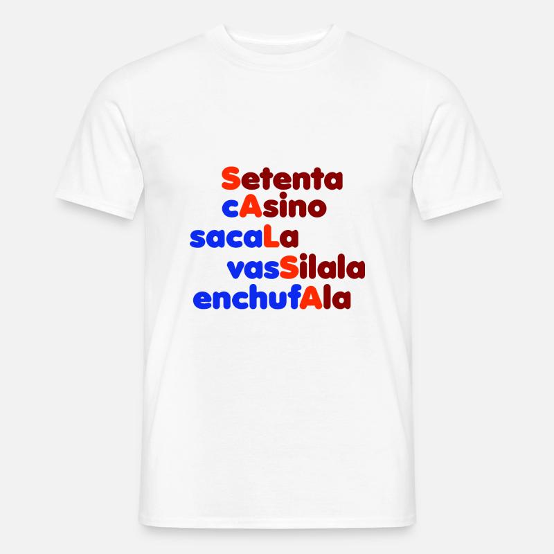 Salsa - Männer T-Shirt - Weiß