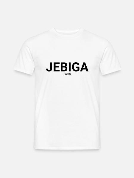 JEBIGA PARIS - Männer T-Shirt - Weiß
