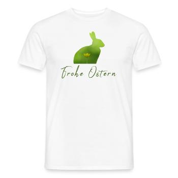 Joyeuses Pâques Pâques - T-shirt homme - blanc - Devant - AI Model Male 178 dark (178cm)