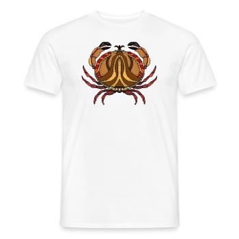 Krebs - Männer T-Shirt - Weiß - Vorne - AI Model Male 178 dark (178cm)
