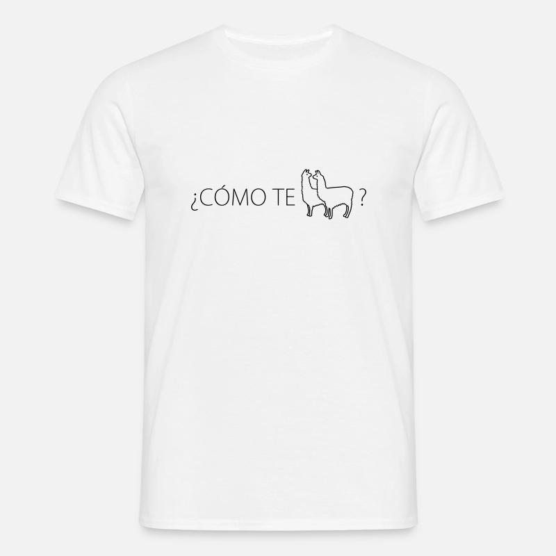 ¿COMO TE LLAMAS? - Männer T-Shirt - Weiß