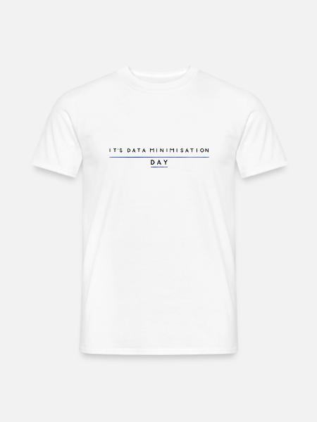 Data Minimisation day - Men's T-Shirt - white