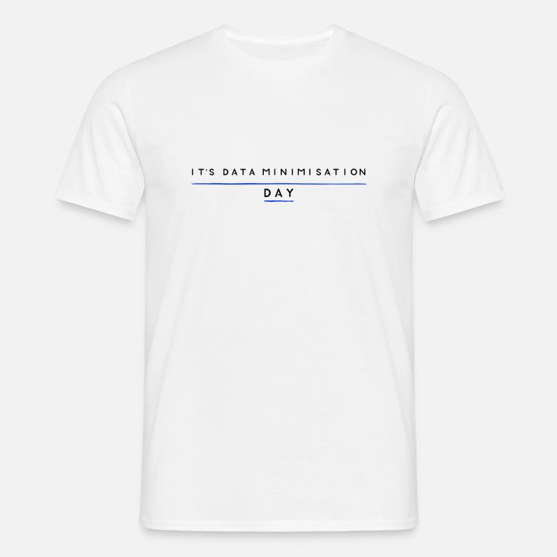 Data Minimisation day - Men's T-Shirt - white