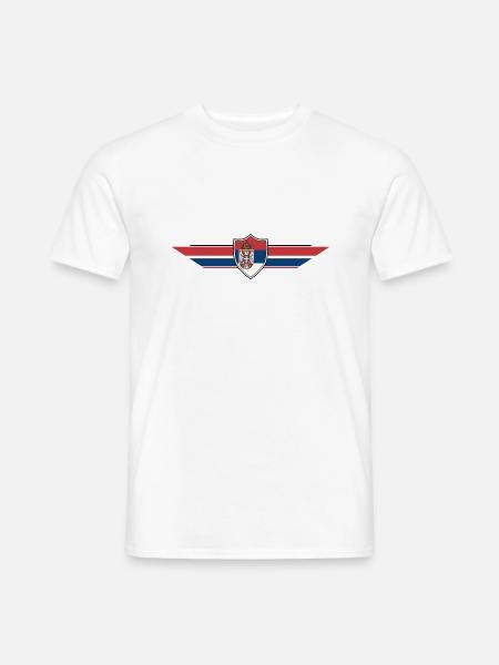 Serbien Fan Weltmeisterschaft - Männer T-Shirt - Weiß