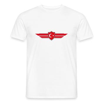 Turkey Fan - Men's T-Shirt - white - Front - AI Model Male 178 dark (178cm)