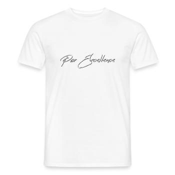 par excellence Französisch-Frankreich besondere einzigartige LZN - Männer T-Shirt - Weiß - Vorne - AI Model Male 178 dark (178cm)