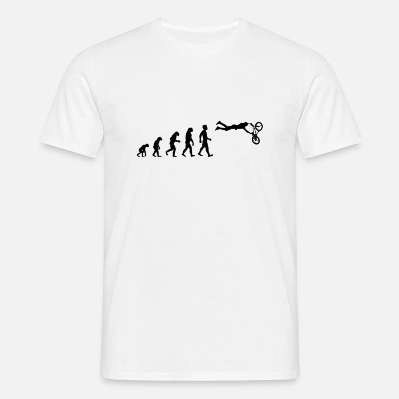 Evolution BMX Stunt - Men's T-Shirt - white