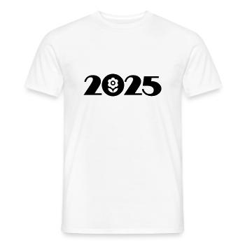 Gardener 2025, Florist 2025, Horticulture 2025 - Men's T-Shirt - white - Front - AI Model Male 178 dark (178cm)