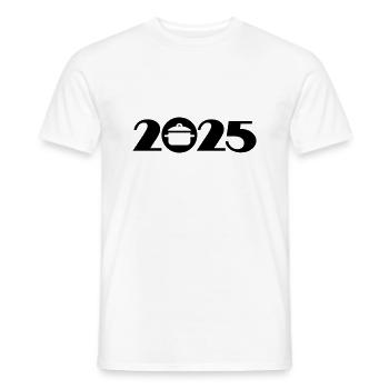 Chef 2025, Chef 2025, Restaurateur 2025 - Men's T-Shirt - white - Front - AI Model Male 178 dark (178cm)