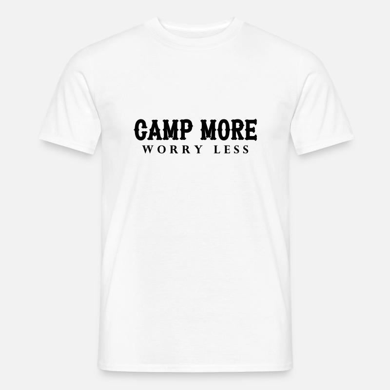Camp more - Männer T-Shirt - Weiß