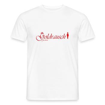 goldrausch fashion - Männer T-Shirt - Weiß - Vorne - AI Model Male 178 dark (178cm)