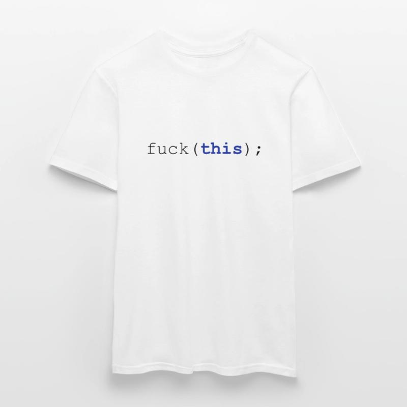 Javascript baise (ça); T-shirt homme