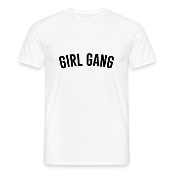 Girl Gang - T-shirt homme - blanc - Devant - AI Model Male 178 dark (178cm)