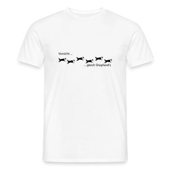Gleich Shepherd's - Männer T-Shirt - Weiß - Vorne - AI Model Male 178 dark (178cm)