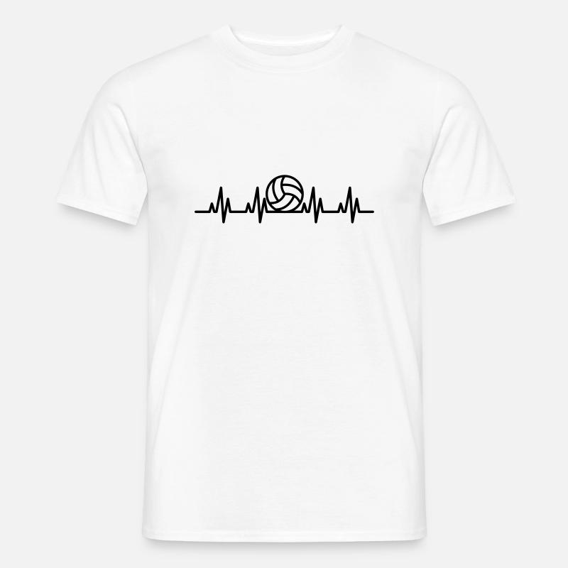 EKG Volleyball - Männer T-Shirt - Weiß