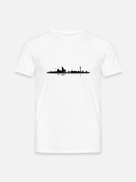 Dusseldorf Skyline - Men's T-Shirt - white