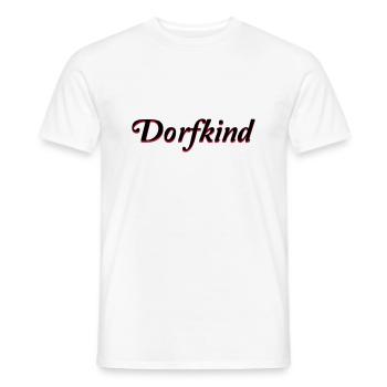 dorfkind - Männer T-Shirt - Weiß - Vorne - AI Model Male 178 dark (178cm)