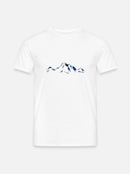 berge_02 - Men's T-Shirt - white